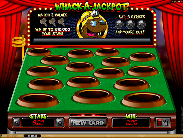 Whack a Jackpot - flash player